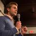 Adam Zemke thanks his supporters as he celebrates his win as State Representative at the Washtenaw County Democratic Election Night Party.
Courtney Sacco I AnnArbor.com  
